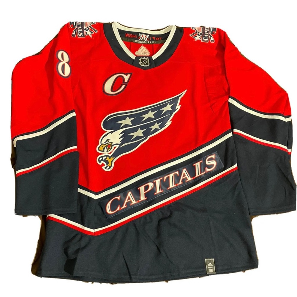 New Alex Ovechkin Washington Capitals Jersey Red Size L 52 Large With Tags